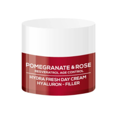 Krem na dzień z kw. hialuronowym nawilżający 50ml Pomegranate & Rose